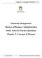 Financial Management Masters of Business Administration Study Notes & Practice Questions Chapter 2: Concepts of Finance