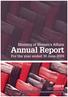 Ministry of Women s Affairs. Annual Report For the year ended 30 June 2009