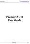 Premier ACH User Guide