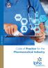 Code of Practice for the Pharmaceutical Industry