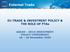 External Trade. EU TRADE & INVESTMENT POLICY & THE ROLE OF FTAs. ASEAN OECD INVESTMENT POLICY CONFERENCE November 2010