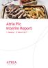 Atria Plc Interim Report
