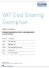 VAT Cost Sharing Exemption
