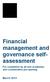 Financial management and governance selfassessment