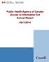 Public Health Agency of Canada Access to Information Act Annual Report