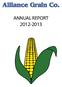 Alliance Grain Co. ANNUAL REPORT