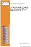 LYXOR NASDAQ- 100 UCITS ETF