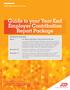 Guide to your Year-End Employer Contribution Report Package