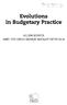 Evolutions in Budgetary Practice ALLEN SCHICK AND THE OECD SENIOR BUDGET OFFICIALS