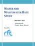 WATER AND WASTEWATER RATE STUDY