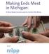 Making Ends Meet in Michigan: A Basic Needs Income Level for Family Well-Being