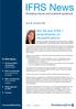 IFRS News. IAS 39 and IFRS 7 amendments on reclassifications. Emerging issues and practical guidance* In this issue...