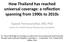 How Thailand has reached universal coverage: a reflec5on spanning from 1990s to 2010s