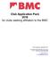 Club Application Pack 2018 for clubs seeking affiliation to the BMC