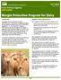 Margin Protection Program for Dairy