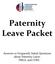 Paternity Leave Packet. Answers to Frequently Asked Questions about Paternity Leave, FMLA, and CFRA