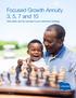 Focused Growth Annuity 3, 5, 7 and 10. Add safety and tax savings to your retirement strategy
