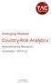 Country Risk Analytics