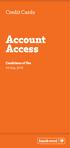 Credit Cards. Account Access. Conditions of Use 04 May 2018