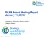 BLNR Board Meeting Report January 11, 2018