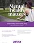 Mental health matters