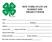 NEW YORK STATE 4-H MARKET KID PROJECT BOOK