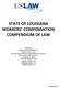 STATE OF LOUISIANA WORKERS COMPENSATION COMPENDIUM OF LAW