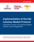 Implementation of the EAC Common Market Protocol: