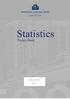 Statistics. Pocket Book
