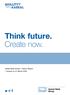 Think future. Create now.