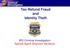 Tax Refund Fraud and Identity Theft. IRS Criminal Investigation Special Agent Shannon Vernieuw