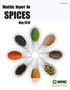 2nd May, Monthly Report On SPICES. May 2018
