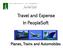 Travel and Expense In PeopleSoft. Planes, Trains and Automobiles