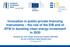 Innovation in public-private financing instruments the role of the EIB and of EFSI in boosting clean energy investment in 2030