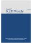 REITWatch. A Monthly Statistical Report on the Real Estate Investment Trust Industry