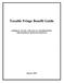 Taxable Fringe Benefit Guide FEDERAL, STATE, AND LOCAL GOVERNMENTS THE INTERNAL REVENUE SERVICE