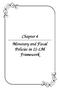Chapter 4 Monetary and Fiscal. Framework