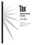 Tax. 2nd Edition. Management Strategies for Farmers. Merle Good Alberta Agriculture and Rural Development