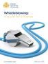 Whistleblowing: A guide for actuaries