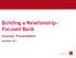 Building a Relationship- Focused Bank Investor Presentation