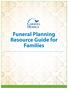 Funeral Planning Resource Guide for Families