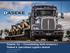 Daseke, Inc. Consolidating North America s Flatbed & Specialized Logistics Market