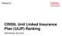 CRISIL Unit Linked Insurance Plan (ULIP) Ranking. Methodology document
