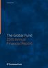31 December The Global Fund 2015 Annual Financial Report