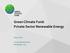 Green Climate Fund: Private Sector Renewable Energy