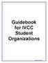 Guidebook for IVCC Student Organizations