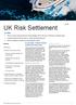 UK Risk Settlement. Phoenix Group optimise their de-risking strategy with 1.2bn buy-in following a longevity swap