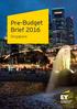 Pre-Budget Brief Singapore