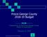 Prince George County Budget