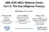 ABA JCEB M&A Webinar Series Part II: The Due Diligence Process